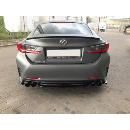 Накладка сплиттер на спойлер багажника на Lexus RC